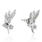 Enchanted Disney Fine Jewelry 1/10 Ct. T.w. White Diamond Sterling Silver Earring Sets