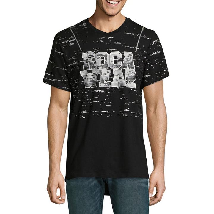 Rocawear Men Short Sleeve V Neck T-shirt