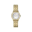 Carriage By Timex Womens Gold-tone Stainless Steel Expansion Bracelet Watch C3c7459j