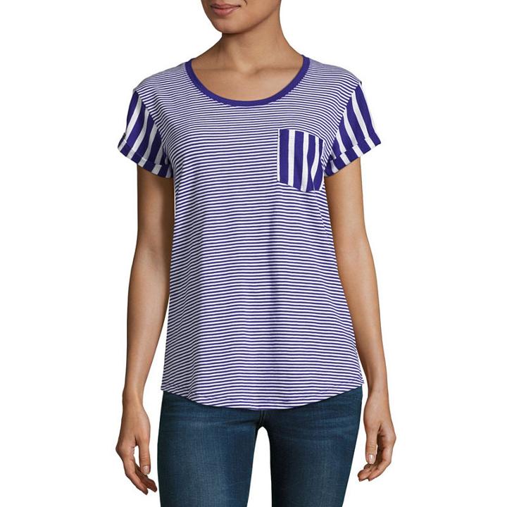 A.n.a Boyfriend Spray Wash T- Shirt- Talls