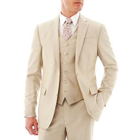 Jf J. Ferrar Khaki Shimmer Shark Suit Jacket - Slim Fit