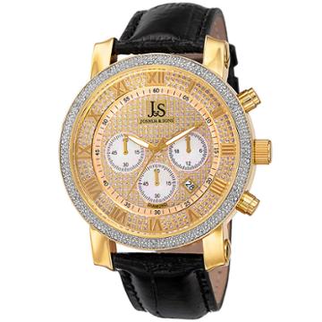 Highway Jeans Mens Black Strap Watch-j-28-ygbk