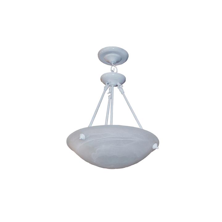 Alana 3-light White Chandelier