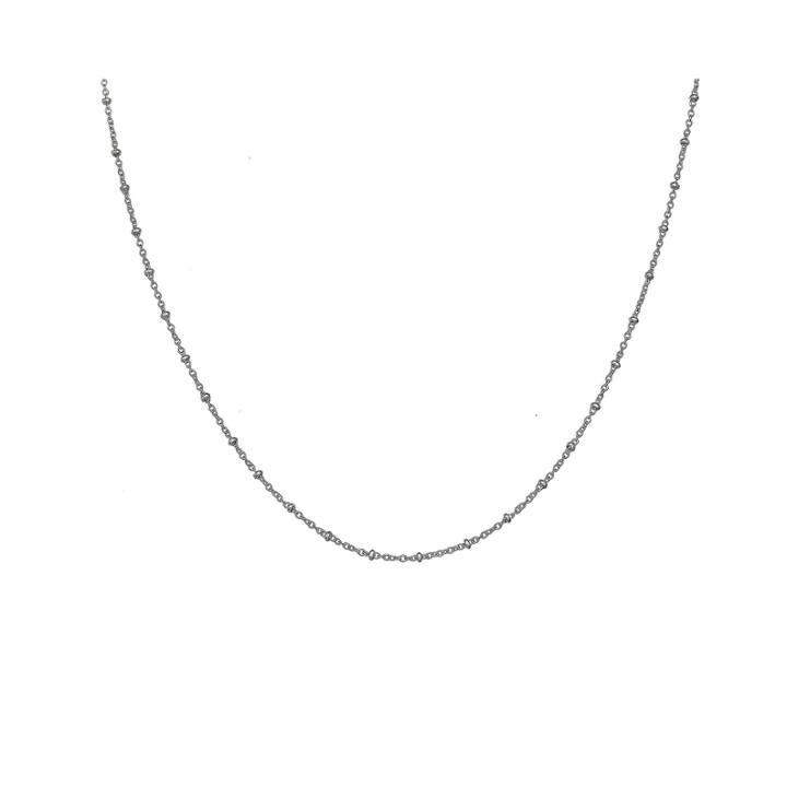 Silver Reflections™ Oval Spacer Bead 24 Inch Chain Necklace