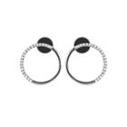 1/10 Diamond 14k White Gold Earring