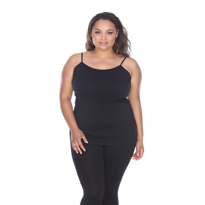 White Mark Knit Tank Top Pack Of 2 - Plus