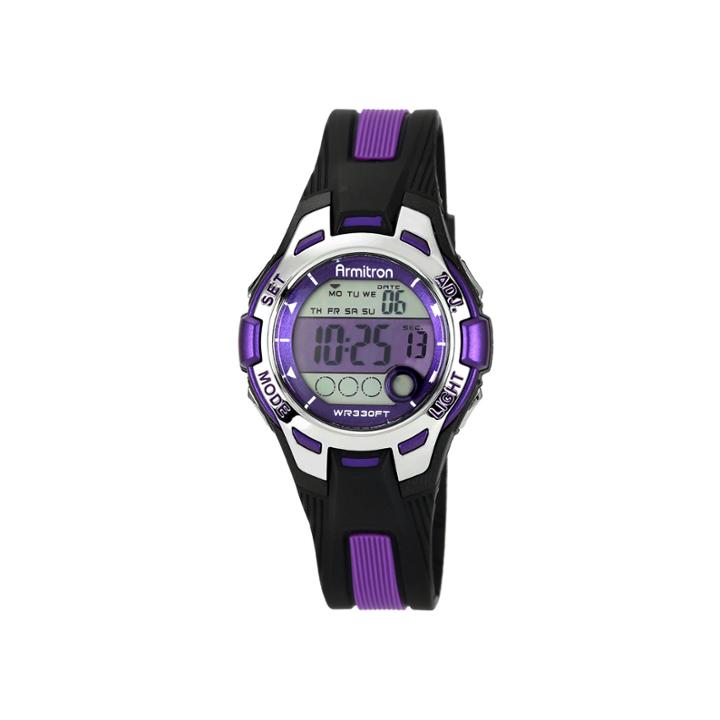 Armitron Womens Purple Strap Watch-45/7030pur
