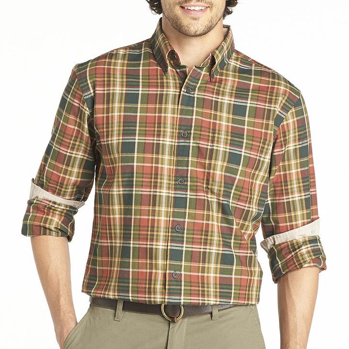 Arrow Long-sleeve Madras Plaid Shirt