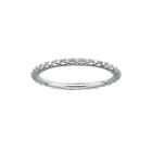 Personally Stackable Sterling Silver Stackable 1.5mm Criss-cross Ring