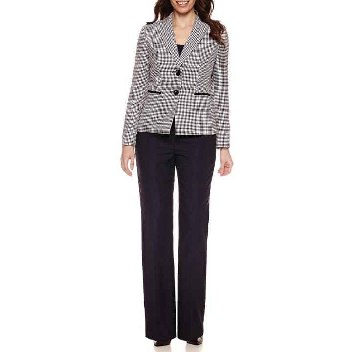 Le Suit Long Sleeve 2-button Jacket Pant Suit