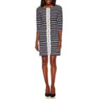 Studio 1 3/4 Sleeve Lace Shift Dress