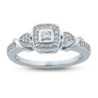 Promise My Love Womens 1/10 Ct. T.w. Genuine Diamond White Promise Ring