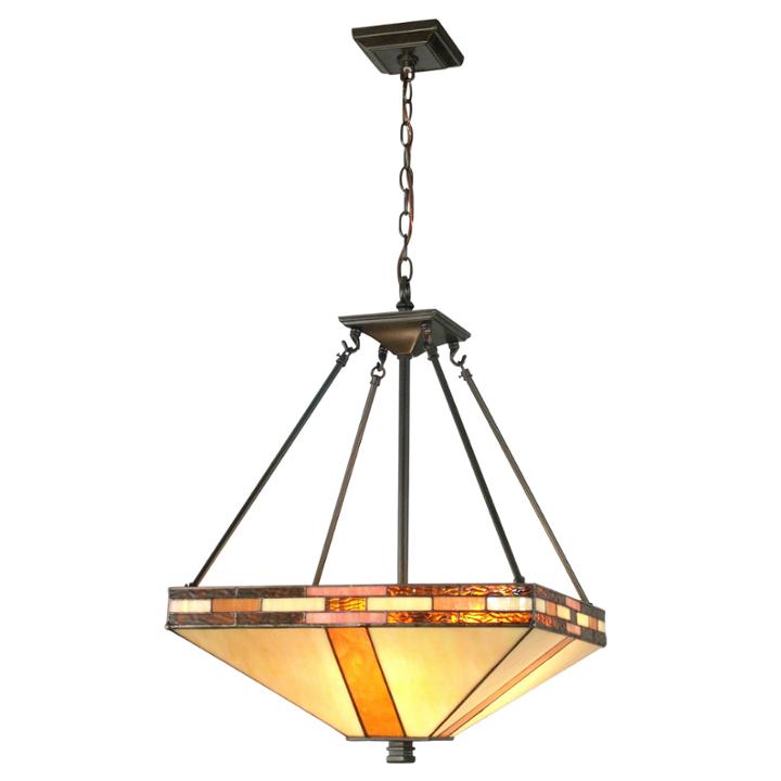Dale Tiffany&trade; Bellow Mission Inverted Hanging Fixture