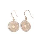Rose Gold Ip Stainless Steel Preciosa Crystal Drop Earrings