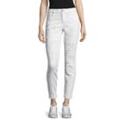 Almost Famous Skinny Fit White Sequin Jean-juniors