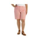 Lee Avey Knit Cargo Bermuda Shorts - Plus