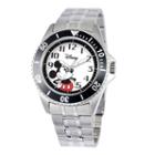 Disney Honor Mens Mickey Mouse Stainless Steel Watch