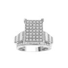 Womens 1 1/2 Ct. T.w. Multi-shape White Diamond 10k Gold Engagement Ring