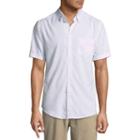 St. John's Bay Short Sleeve Pattern Button-front Shirt