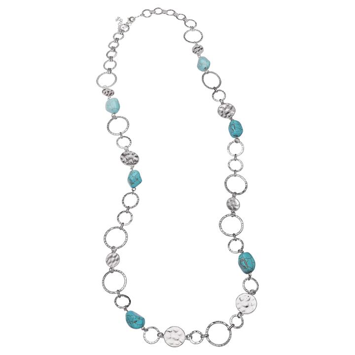 Mixit Womens 33 Inch Link Necklace