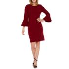 Liz Claiborne 3/4 Bell Sleeve Sheath Dress