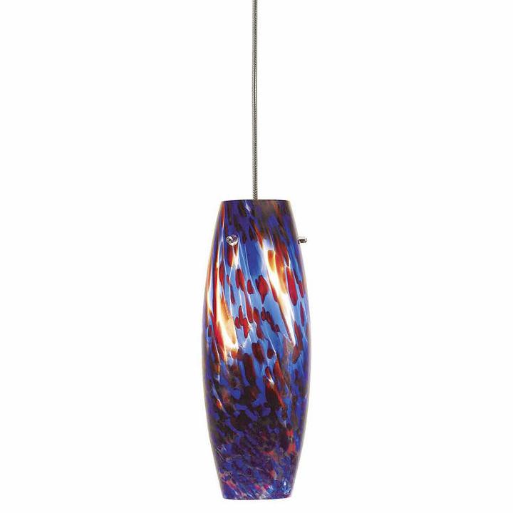 Wooten Heights 2.8 Tall Glass And Metal Pendant With Brushed Steel Cord