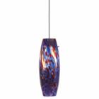 Wooten Heights 2.8 Tall Glass And Metal Pendant With Brushed Steel Cord