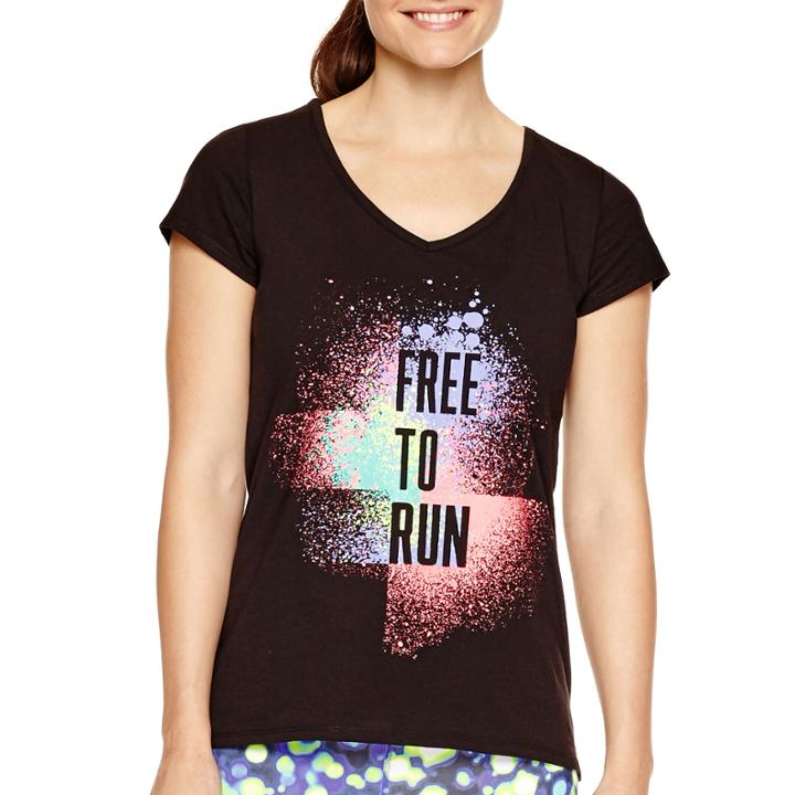 Xersion™ Short-sleeve High-low Graphic T-shirt