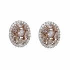 2 1/3 Ct. T.w. Genuine Pink Diamond Stud Earrings