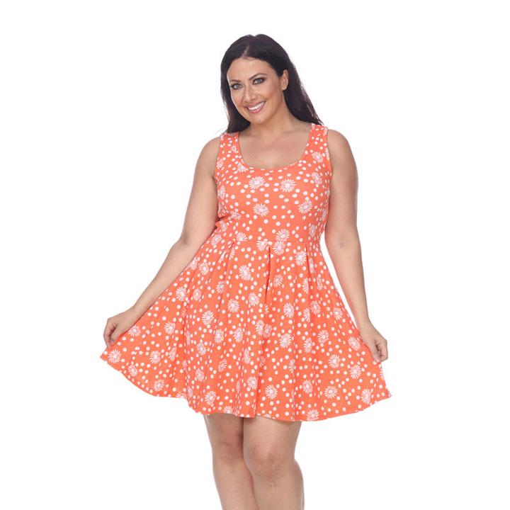 White Mark Crystal Sundress - Plus