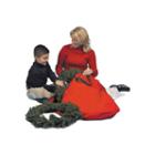 24 Red Durable Christmas Wreath Or Spiral Tree Protective Storage Bag With Handles