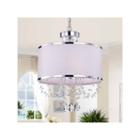 Warehouse Of Tiffany Hera' Shaded Crystal-detailed 4-light Chandelier