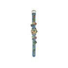 Olivia Pratt Flowers Unisex Blue Strap Watch-17813