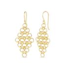 18k Gold Over Silver Drop Earrings