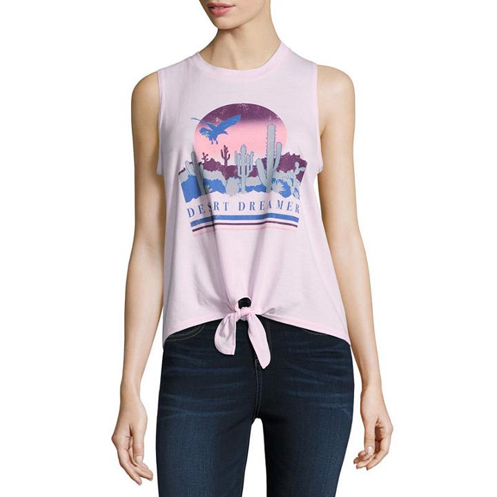 Desert Dreamer Tie Front Tank - Junior