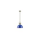 Duncan 1-light Pendant With Rod In Aged Brass