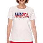 Sag Harbor American Dream Short-sleeve America Printed Top