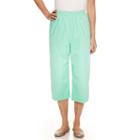 Alfred Dunner Mint To Be Capris