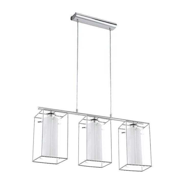 Eglo Loncino I 3-light 6 Inch Chrome Multi Light Pendant Ceiling Light