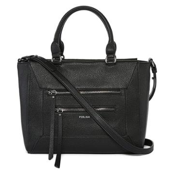 Perlina Drew Leather Satchel