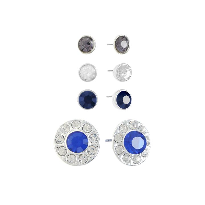 Liz Claiborne Womens 4 Pair Multi Color Jewelry Set