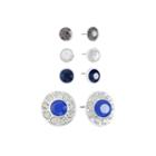 Liz Claiborne Womens 4 Pair Multi Color Jewelry Set
