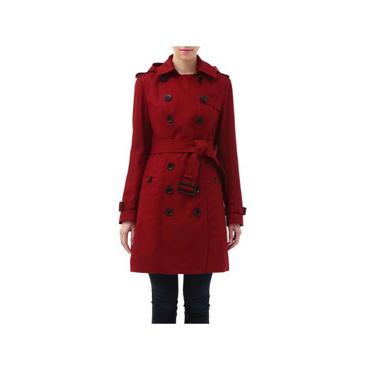 Bgsd Women's Alexa Classic Hooded Long Trench Coat