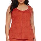 Bisou Bisou Sleeveless Studded Top - Plus