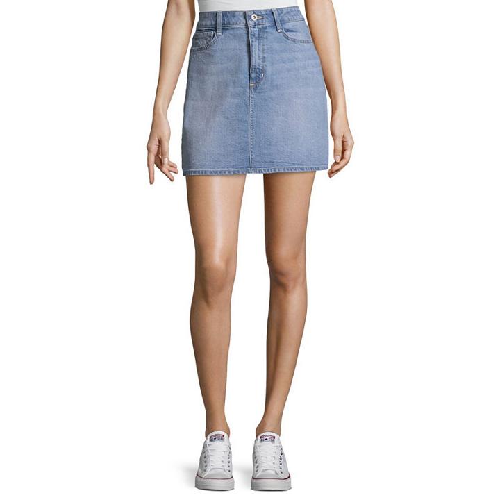 Arizona Hot Look Denim Skirt-juniors