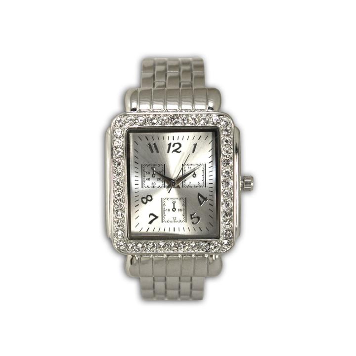 Olivia Pratt Womens Silver Tone Bangle Watch-16645