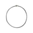 Mens Stainless Steel 24 Round Box Chain Necklace