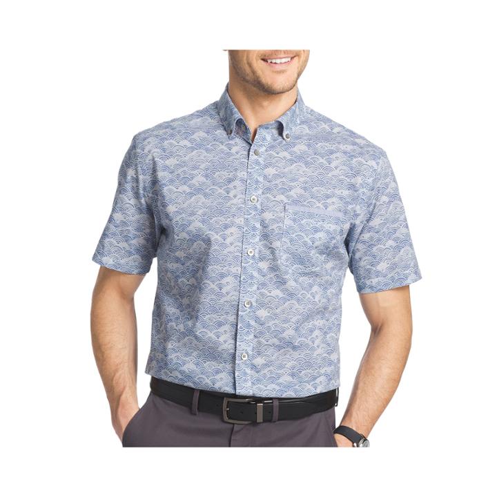 Van Heusen Short-sleeve Woven Button-front Shirt