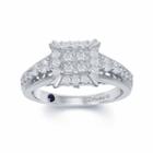 Enchanted Disney Fine Jewelry 3/4 C.t.t.w. Diamond 14k White Gold Cinderella Carriage Ring