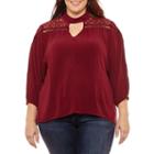 A.n.a 3/4 Sleeve Blouse - Plus